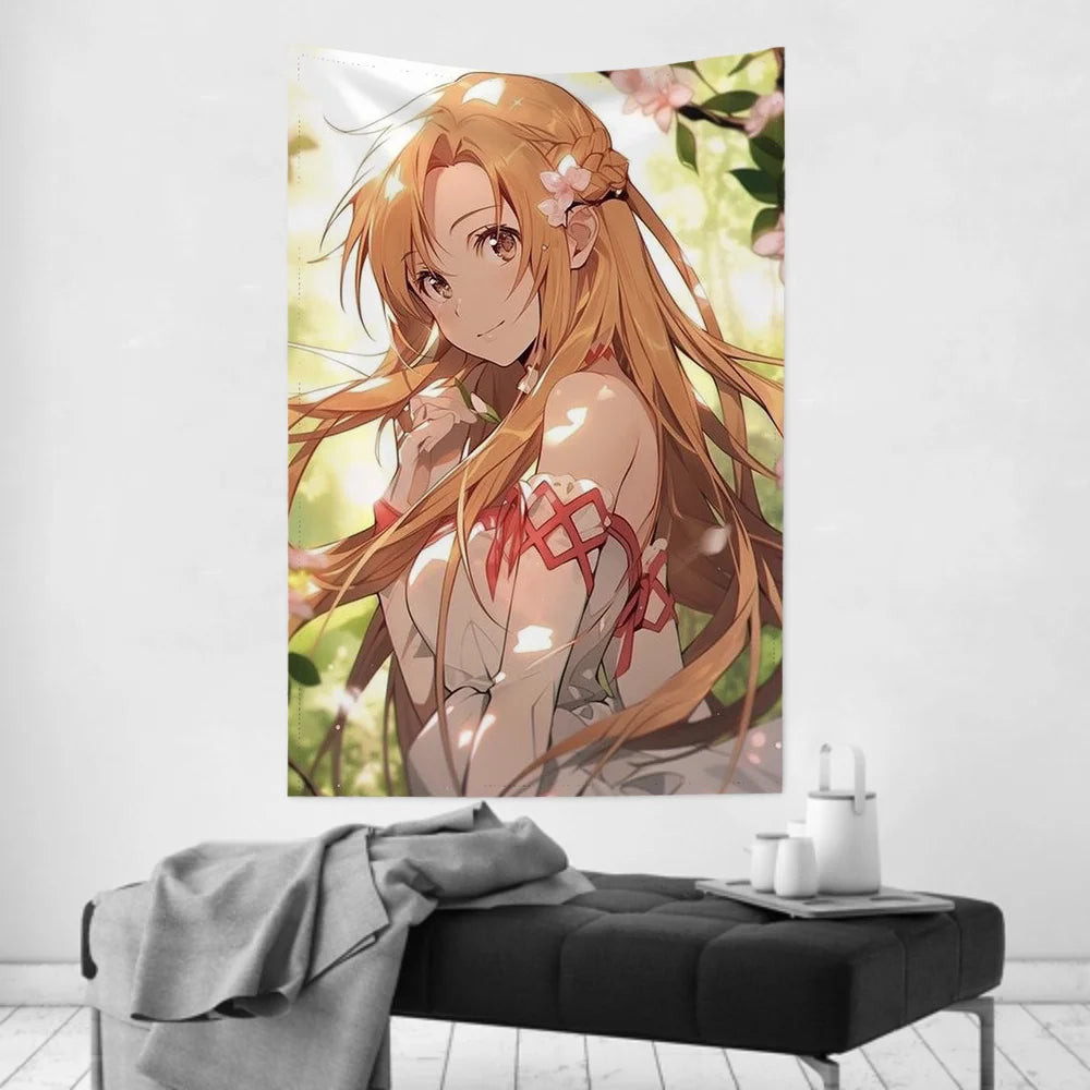 Sword Art Online Yuuki Asuna Tapestry