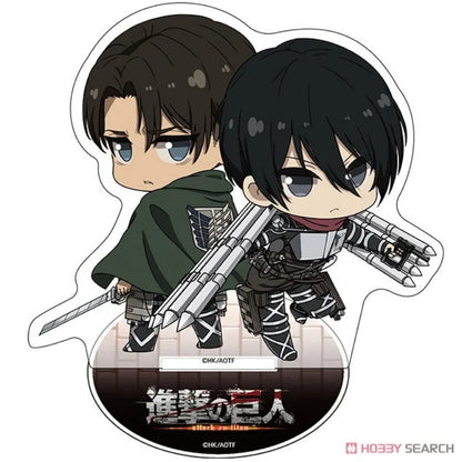 10Cm Acrylic Standing Sign for Attack On Titan Conny Springer Armin Arlert Zeke Jaeger Eren Yeager Q Version Desktop Decoration