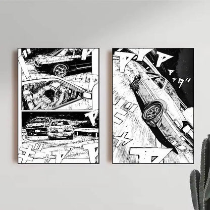 Initial D Poster Sticker