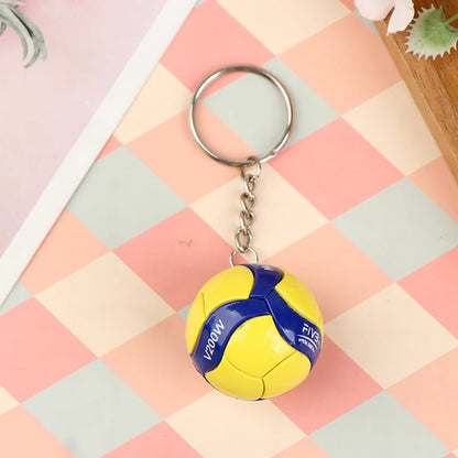 Volleyball PVC Keychain