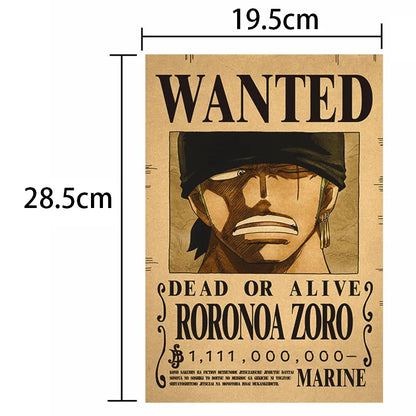 One Piece Luffy Wanted Posters