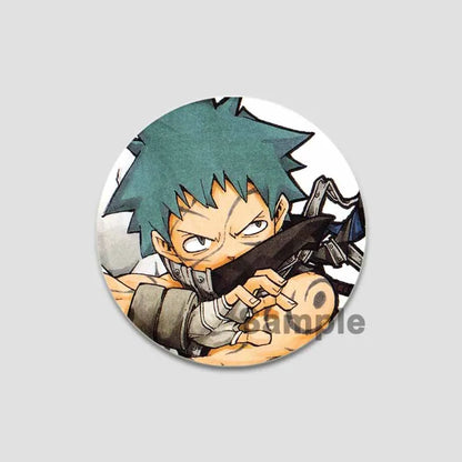 58/44/32mm Anime Soul Eater Round Pins Cartoon Badges