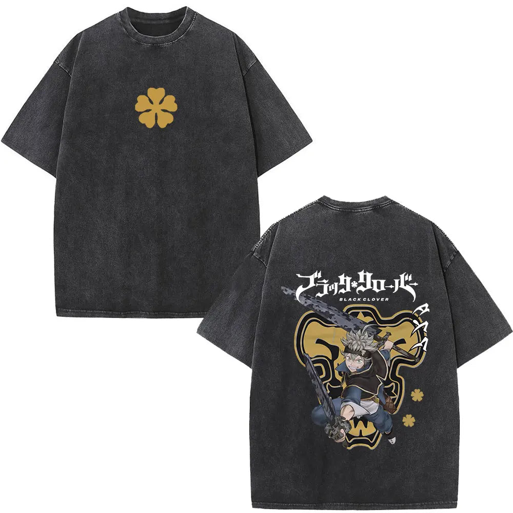 Black Clover Yami Sukehiro Washed T Shirt