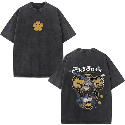 Black Clover Yami Sukehiro Washed T Shirt
