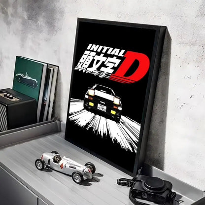 Initial D Car Wall Art