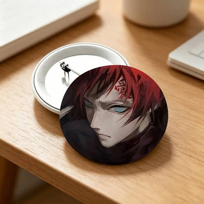 G-Gaara Badges Tinplate Soft Button Pin Brooch Metal Badge Custom Jewelry Accessories Hat Bag Lapel