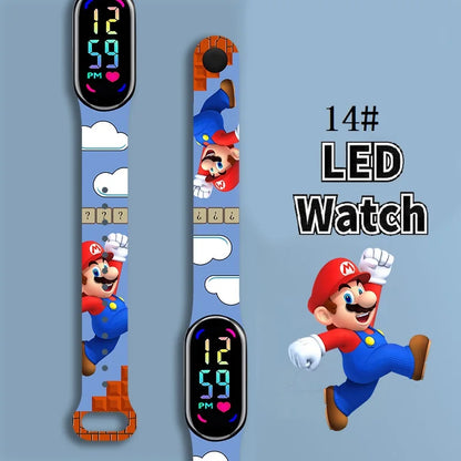 Kids LED Watch Touch Control Digital Silicone Strap