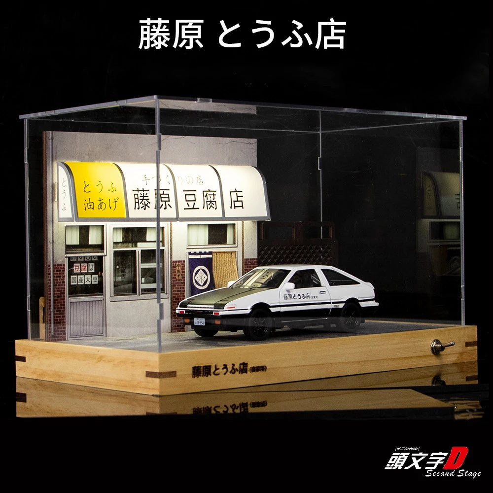 Initial D AE86 Garage Display Case