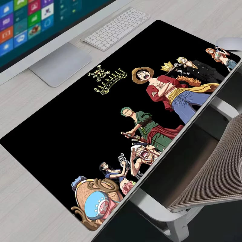 Mouse Pad Notbook Gaming Accessories Large Keyboard NonSlip Rubber Computer Carpet Anime One Piece Desk Mat PC Gamer MousePad