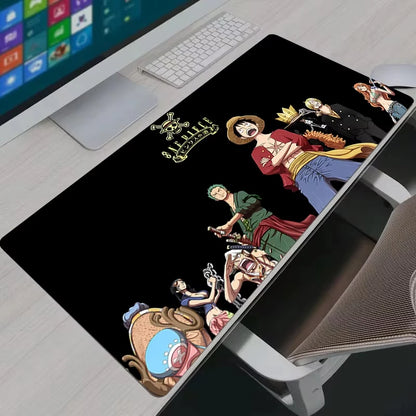 Mouse Pad Notbook Gaming Accessories Large Keyboard NonSlip Rubber Computer Carpet Anime One Piece Desk Mat PC Gamer MousePad