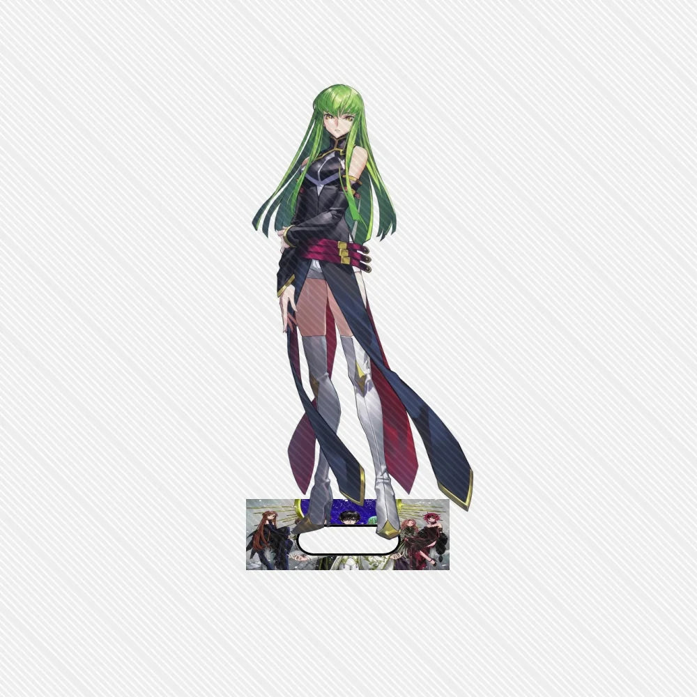 15cm Anime Lelouch Lamperouge Acrylic Keychain Characteristic Characters Ornament Accessories Goods Collection Christmas Gifts