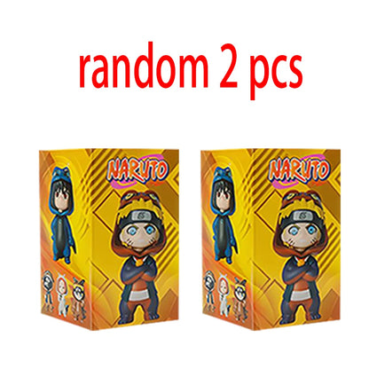 Hot Naruto Blind Box Figures Model Ornament Anime Uchiha Sasuke Sakura Cosplay Action Figurine Model Toys Decorations Gifts