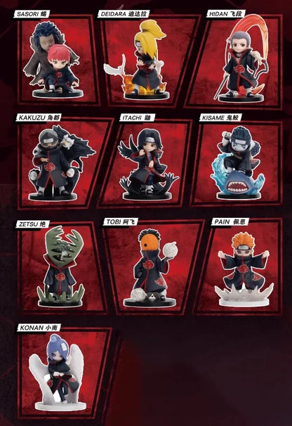 Original POP MART GONG Naruto Shippuden Akatsuki Arc Series Blind Box Trendy Toys Mystery Box Guess Action Figure Birthday Gifts