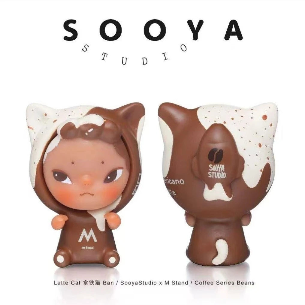 Genuine Sooya Mstand Coffee Beans Series Mini Figure Blind Box Ornament Collection Cute Toys Gift