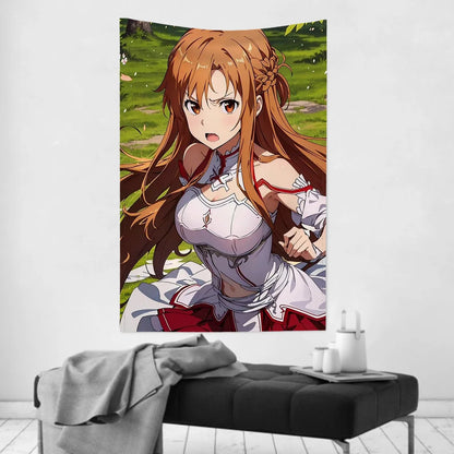 Sword Art Online Yuuki Asuna Tapestry