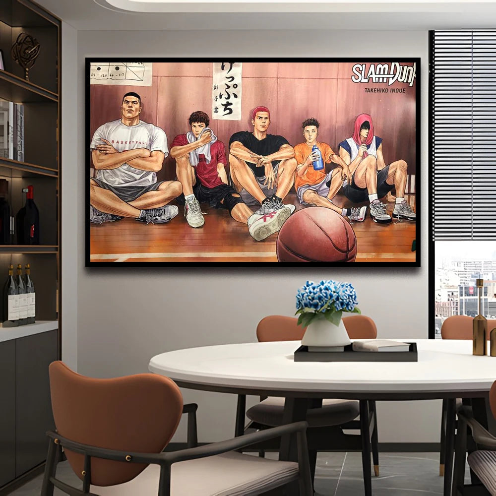 Slam Dunk Sakuragi Canvas Poster