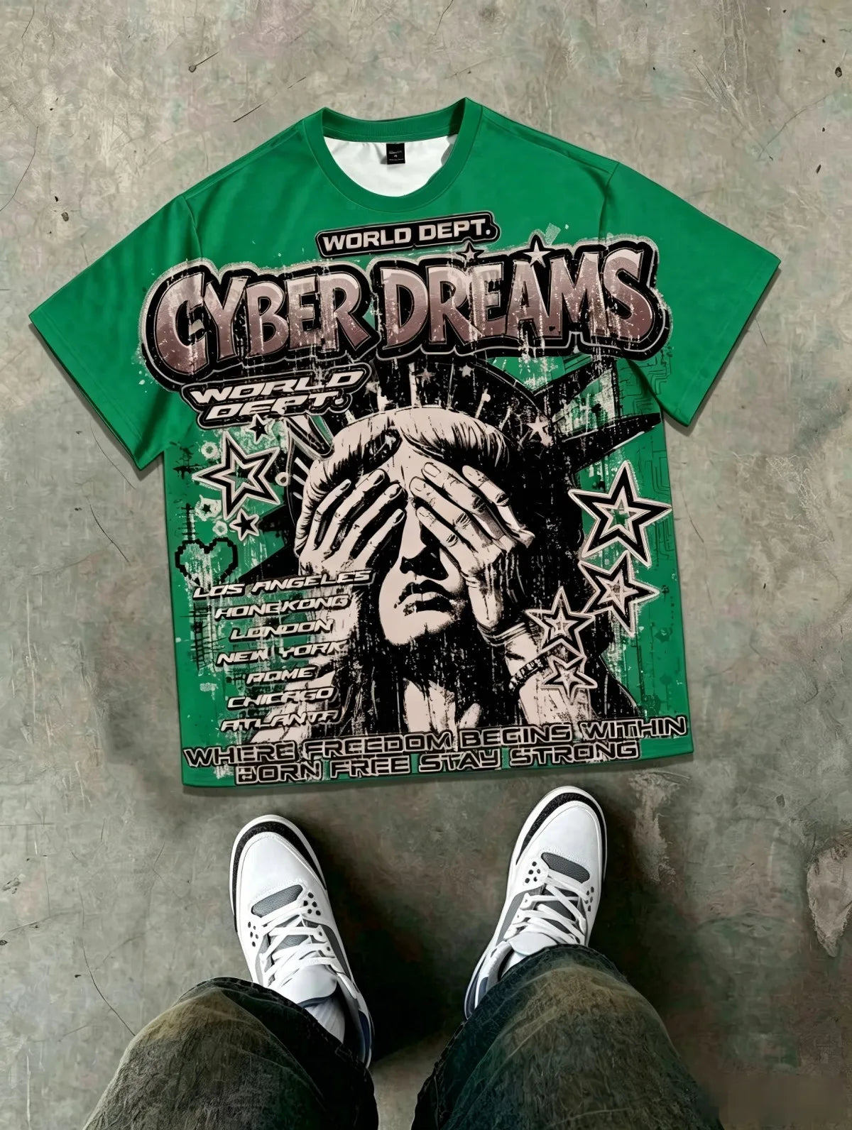 Statue Of Liberty Graphic Tshirt