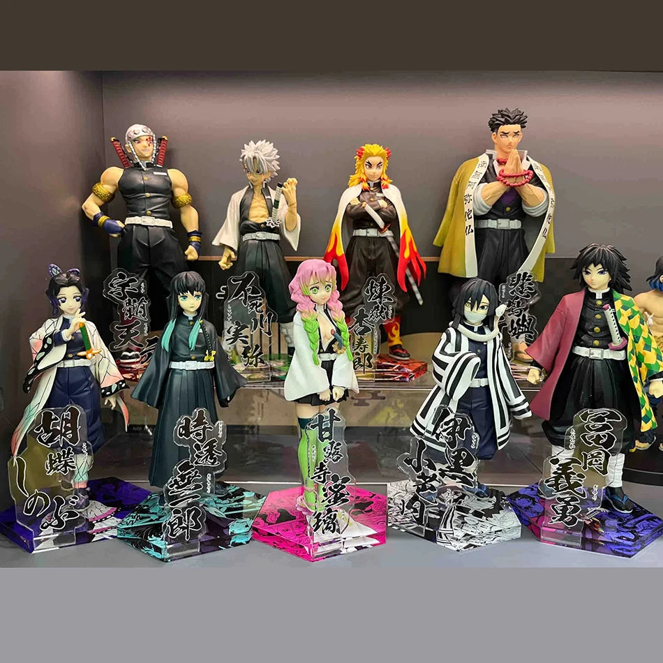 Anime Figure Demon Slayer Figures Kimetsu No Yaiba Doll Tanjiro Nezuko Zenitsu Figurine Inosuke Warrior Action Figure Model Toys