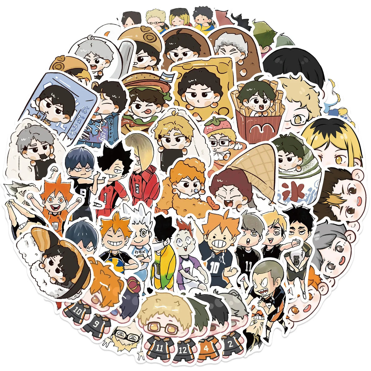 Haikyuu! Volleyball Graffiti Stickers