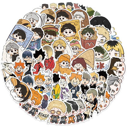 Haikyuu! Volleyball Graffiti Stickers