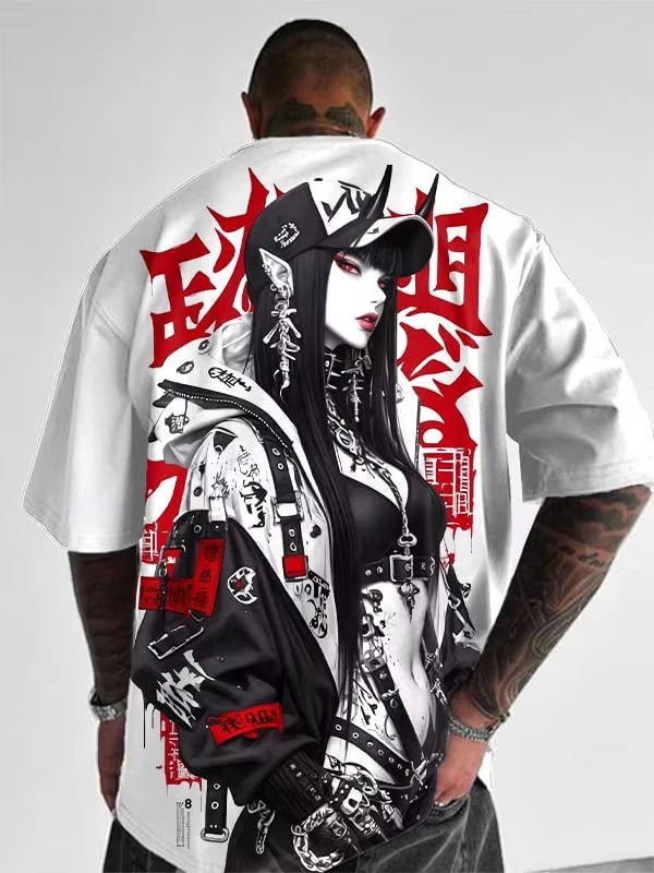 Japanese Anime Style Girl T-Shirt