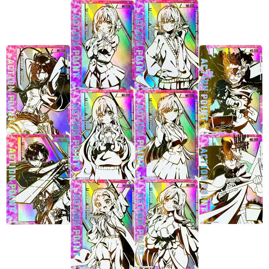 UNION ARENA AP Rarity Card Attack on Titan The 100 Girlfriends Who Really Love You TCG Anime Collection Quality Foil Proxy Cards