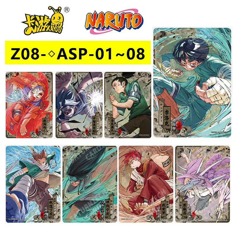 Kayou Naruto Card Set AR CR MR UR PTR SSR SR R T2W9 T4W8 Full Series Uzumaki Sasuke Hinata Uchiha Anime Collection Cards Toy Gif