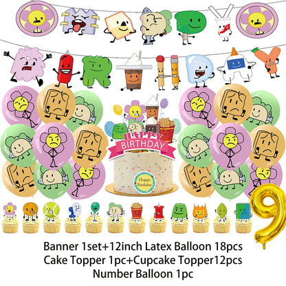 Battle For Dreaming Island Birthday Backdrop Set