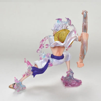 19cm/7.48in Anime One Piece Luffy Figure Gear 5 Luffy Action Figure Statue Collection Model Toy Gift