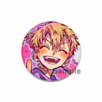 44/58mm Minamoto Kou Yashiro Nene Hanako-kun Anime Character Badge