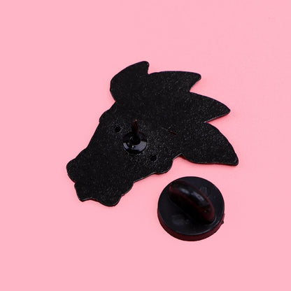Wolf Brooch Enamel Pin