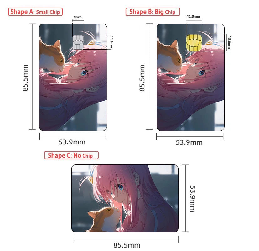 Bocchi The Rock! Bocchi Card Sticker