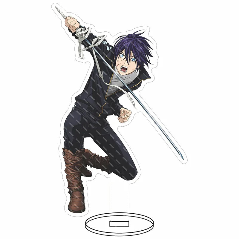 Anime Noragami Cartoon Figure Acrylic Stands YATO Yukine Iki Hiyori Figure Standing Sign Desktop Model Decor Xmas Gift
