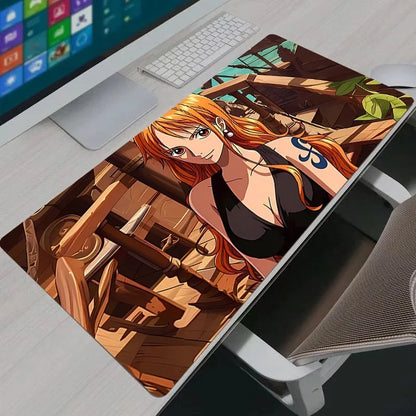 Large One Piece Mouse Pad Gamer Nami Computer Desk Mat Modern Table Keyboard Laptop Carpet XXL Gaming Mousepad Girl's Gift