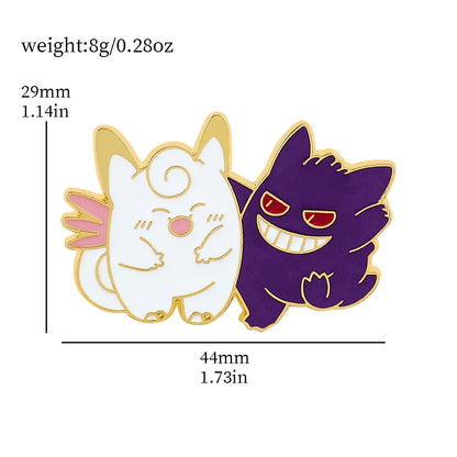 Pokemon Gengar Enamel Lapel Pin