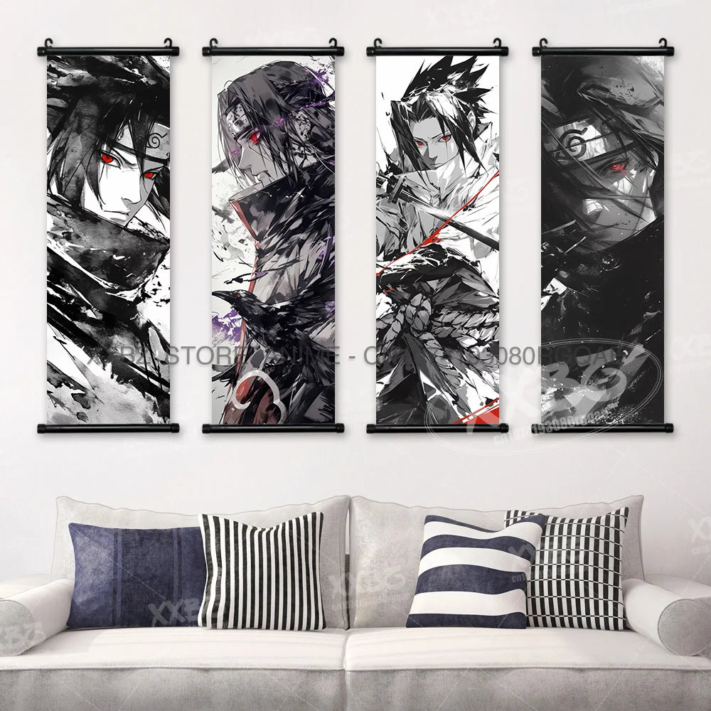 Naruto Hyuga Hinata Canvas Scroll