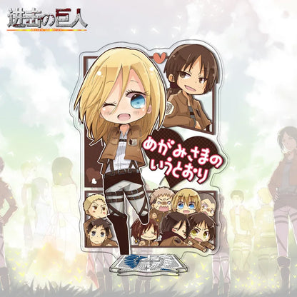 Attack on Titan Acrylic Stand 41-80 Anime Figure Custom Made One Piece Drop Shipping Wholesale Distributor Merchandise