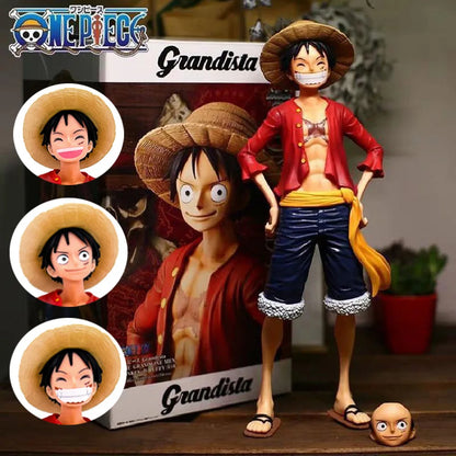 One Piece Luffy Face-Changing Figure