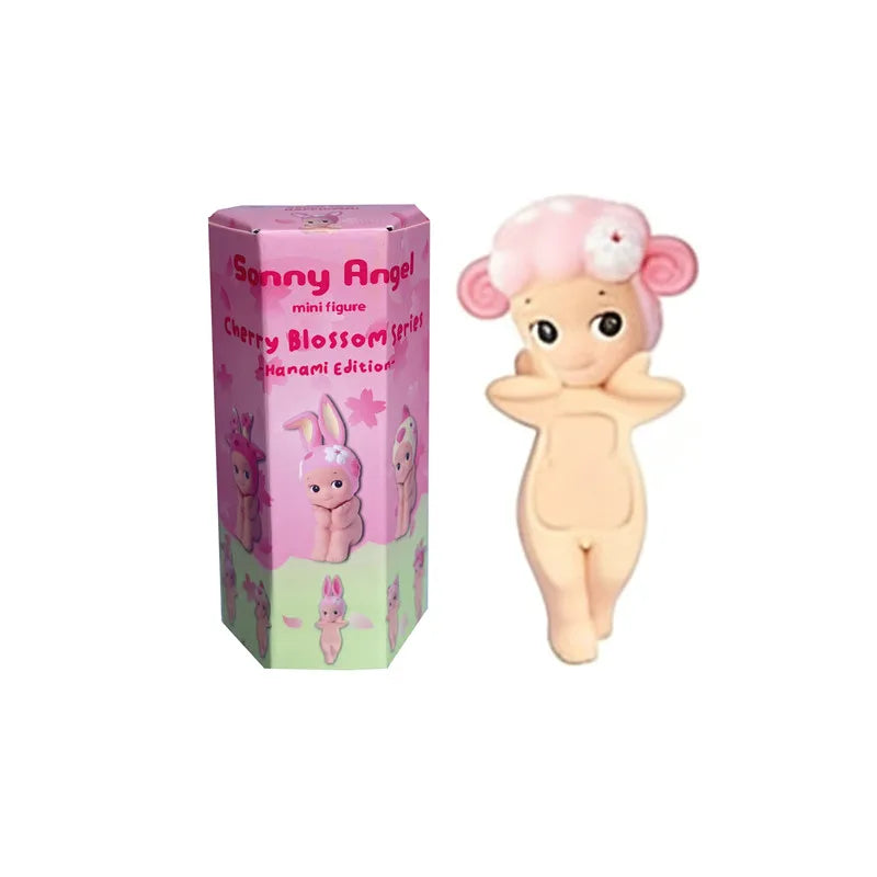 1-12pcs cherry blossom series hippers blind box mini figure collectible phone decoration table christmas gift mystery box