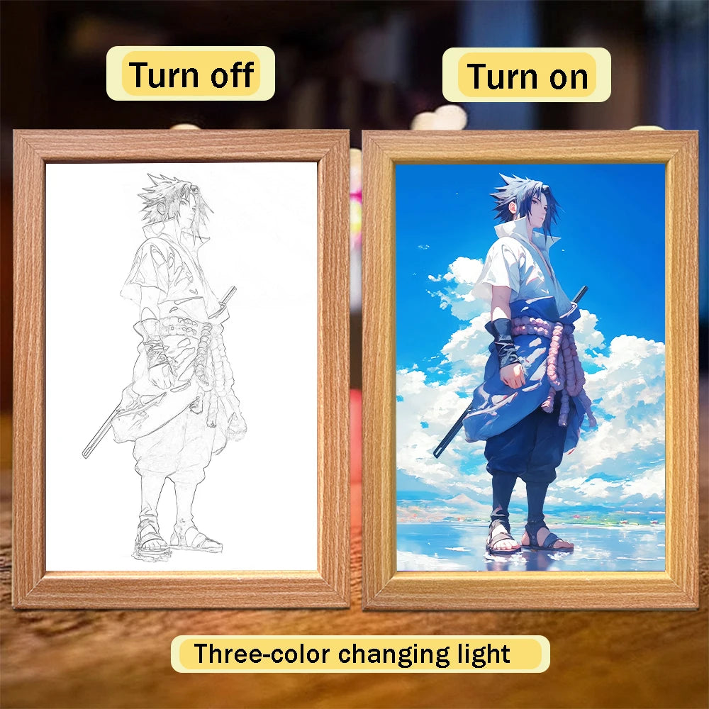Naruto Sasuke LED Lamp