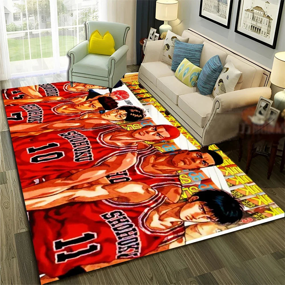 Slam Dunk Basketball Rug