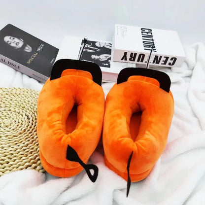 Chainsaw Man Pochita Plush Slipper