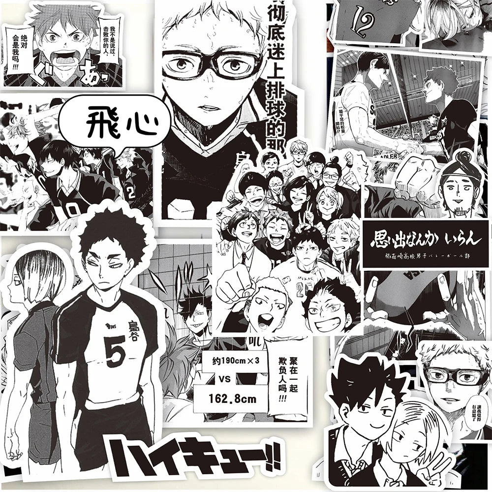 Haikyuu!! Graffiti Waterproof Stickers