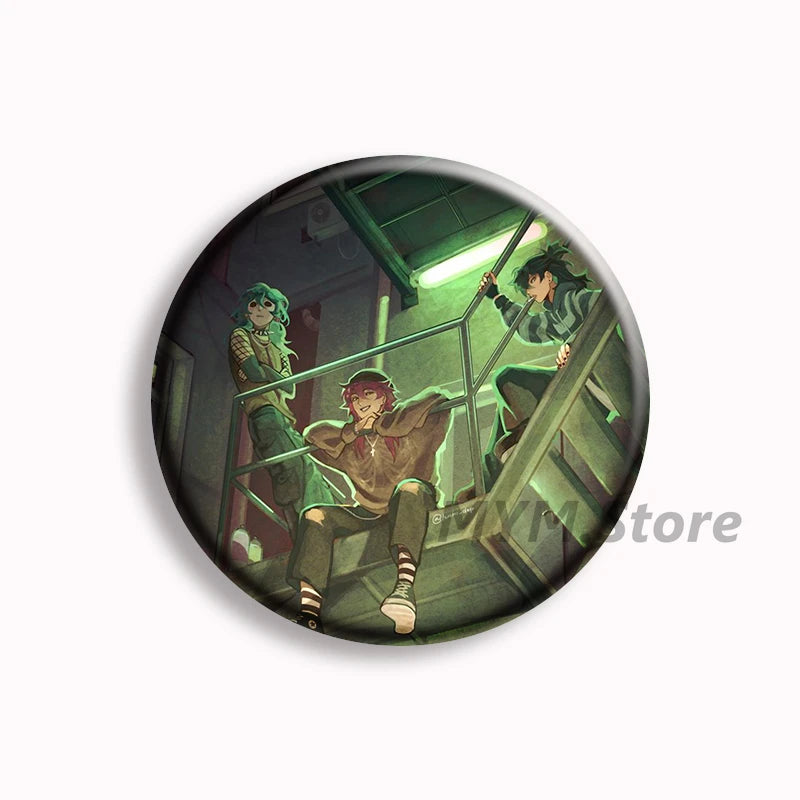 The Kid at the Back Solivan Brooch Pin