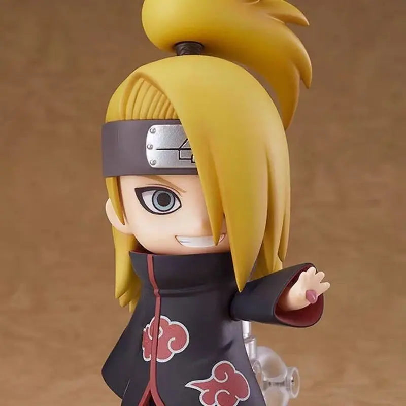 Nendoroid 820 Uchiha Itachi 1481 Deidara Chibi Action Figure Naruto Shippuden Akatsuki Figures Set Anime Model Ornament Toy Gift