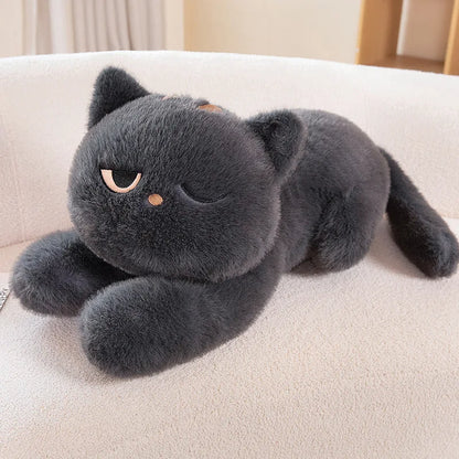 Black Cat Lying Cushion