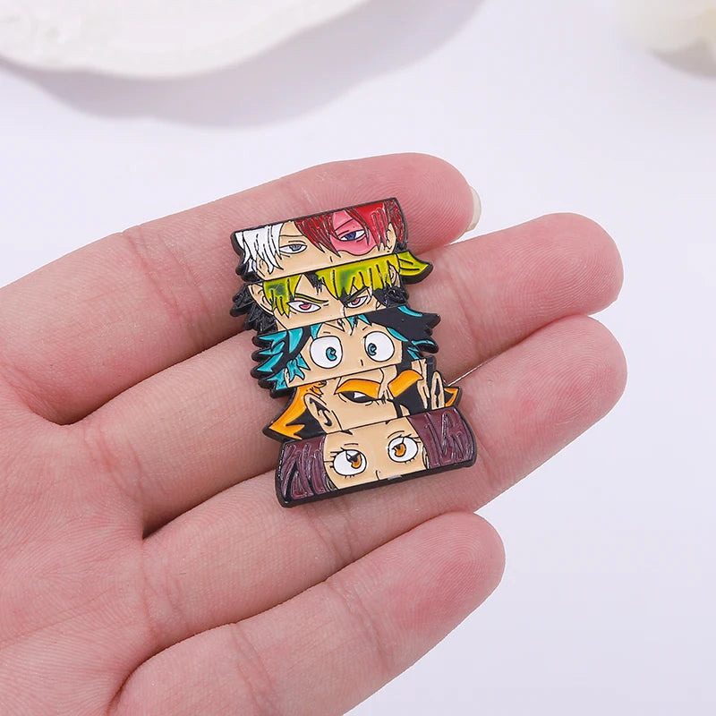Cartoon Anime Movies Enamel Pin Metal Badge Brooch
