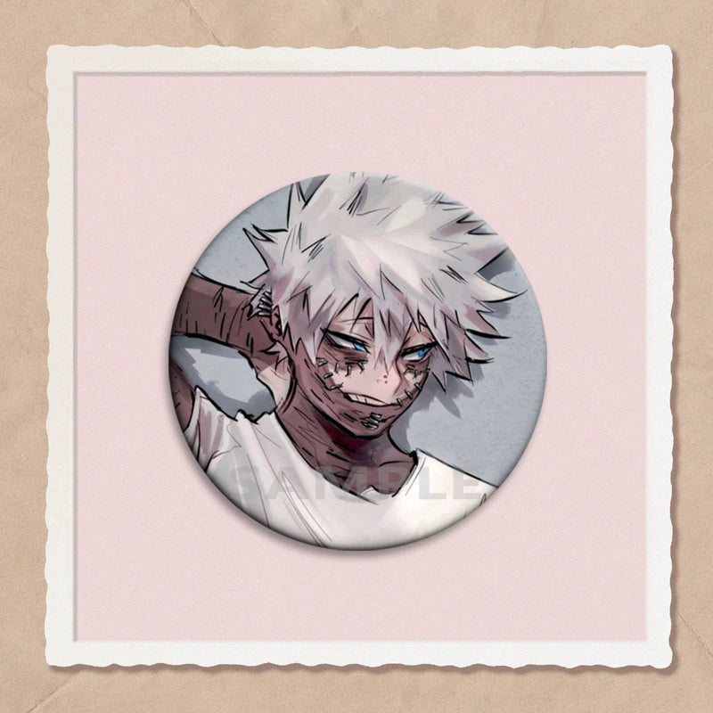 My Hero Academia Dabi Button Pin