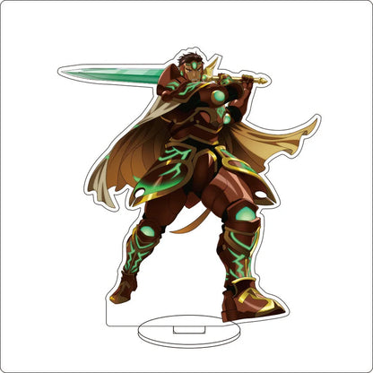 Anime Overlord Acrylic Stand Ornaments Ainz Ooal Gown Shalltear Bloodfallen albedo Cocytus Figure Stand Halloween Gifts