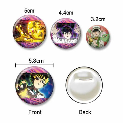 Mob Psycho 100 Character Lapel Pin